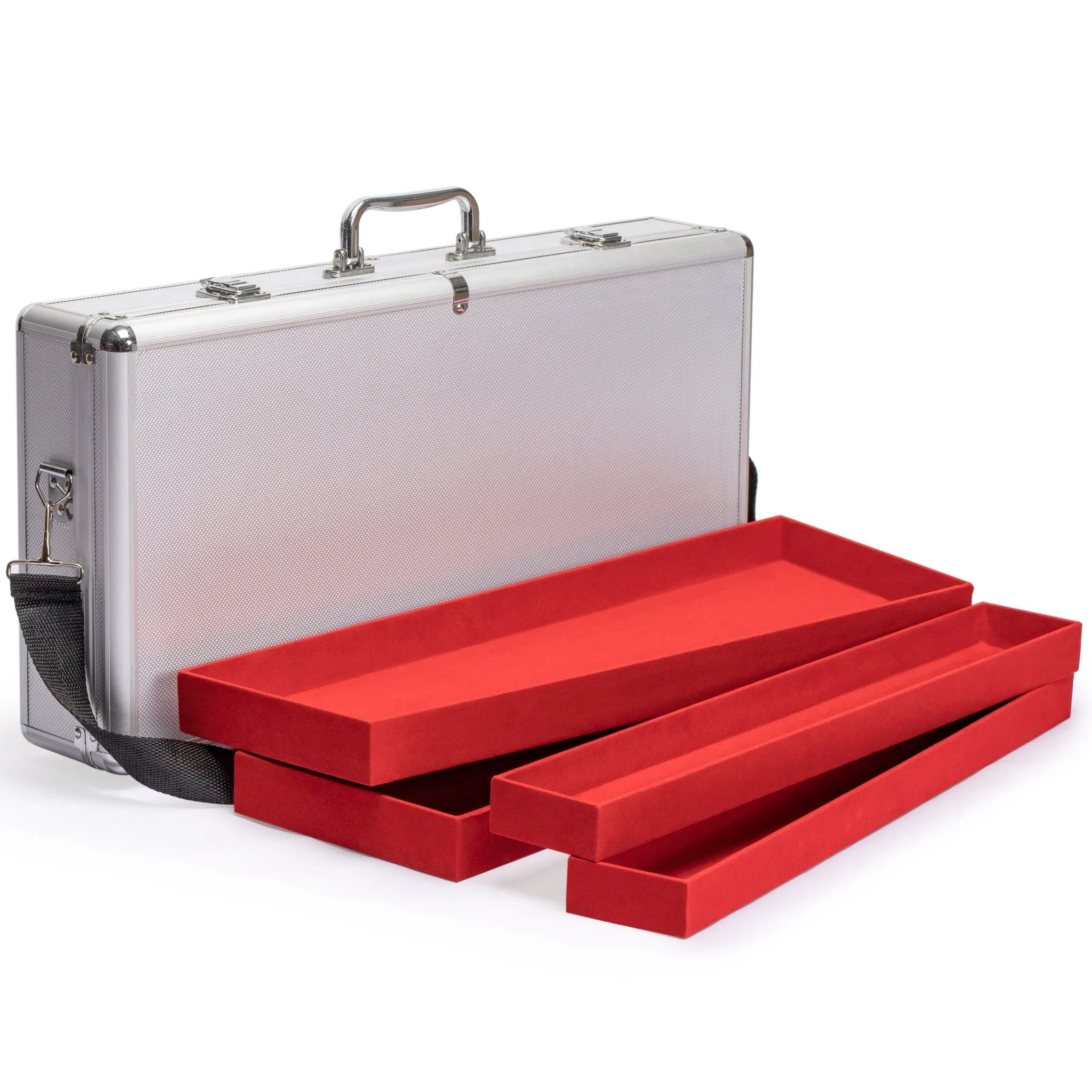 Aluminum American Mahjong Case with Shoulder Strap - Presidential (Case Only)