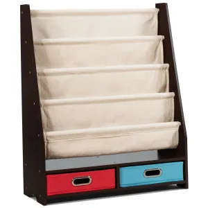 Bookshelf & Toy Organizer - Coffee
