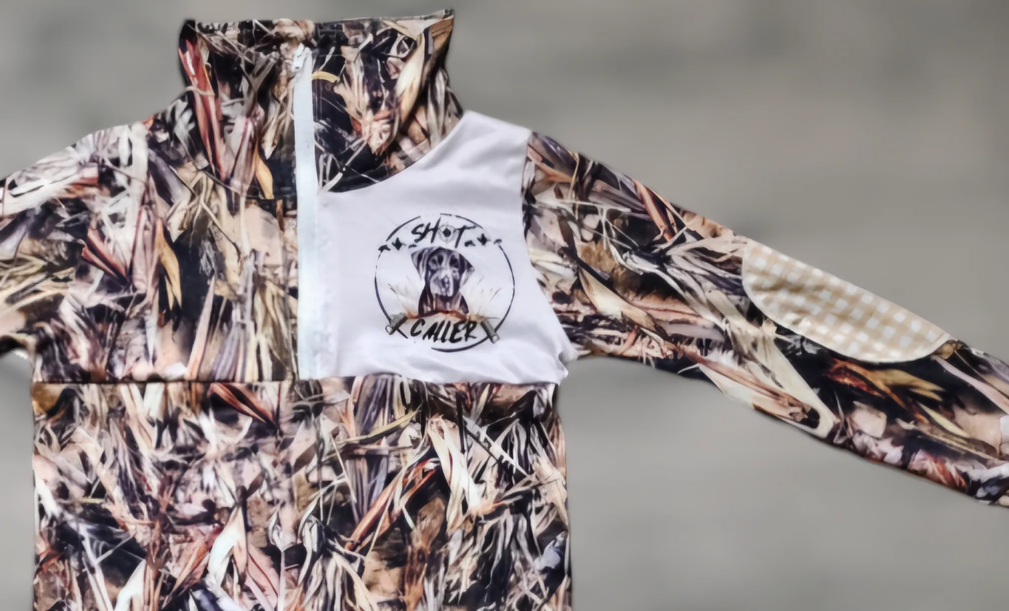camo hunting pullover