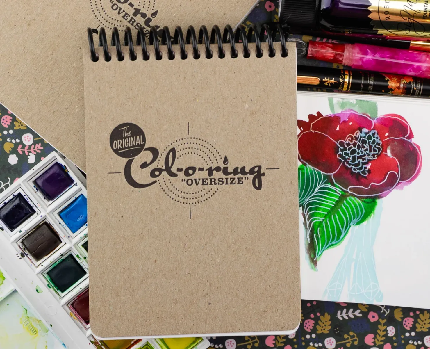 Col-O-Ring "Oversize" Top Bound Ink Testing Book