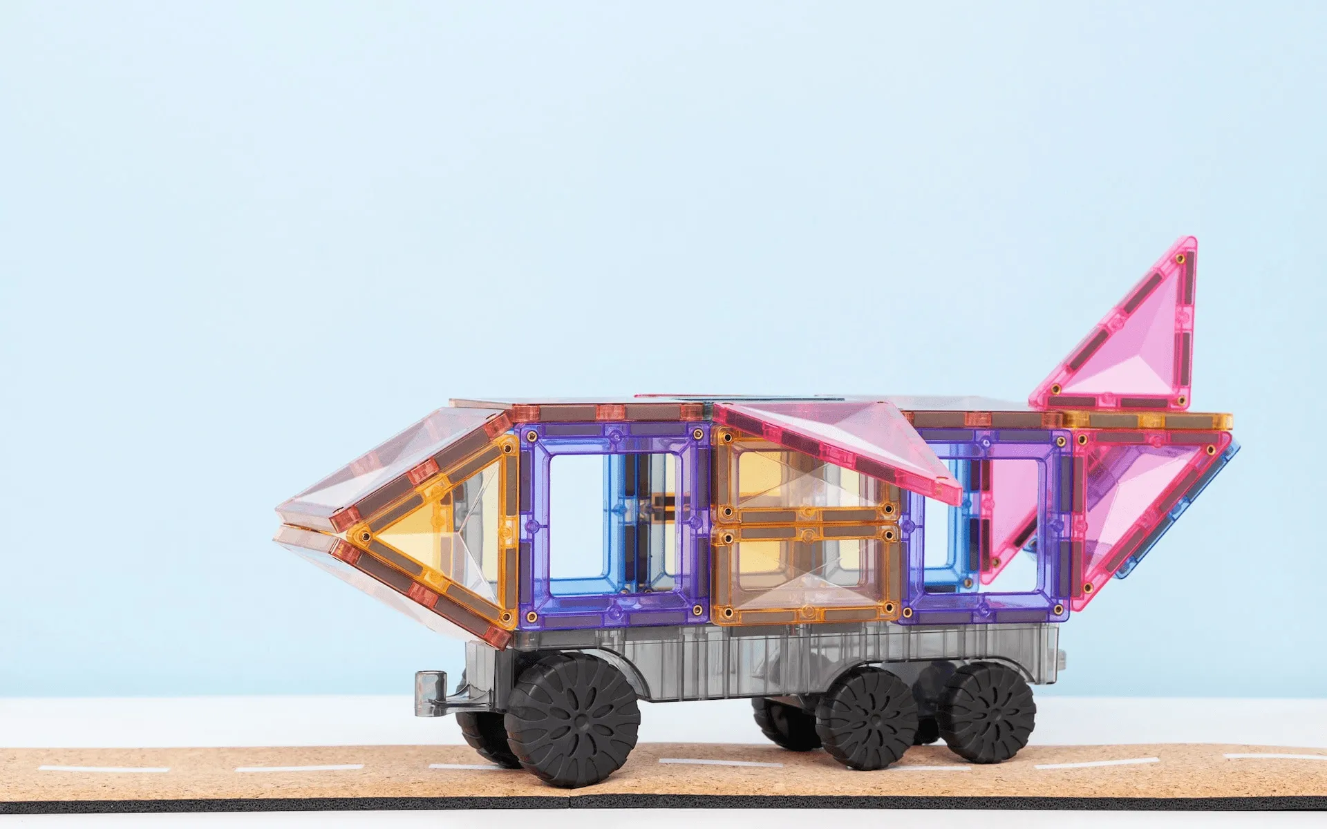 Connetix Tiles 50 Piece Pastel Transport Pack
