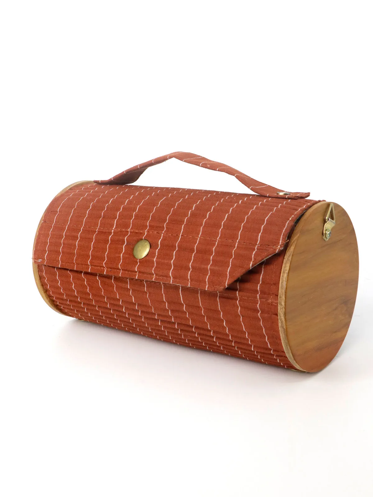 Earthen Hue Round Clutch