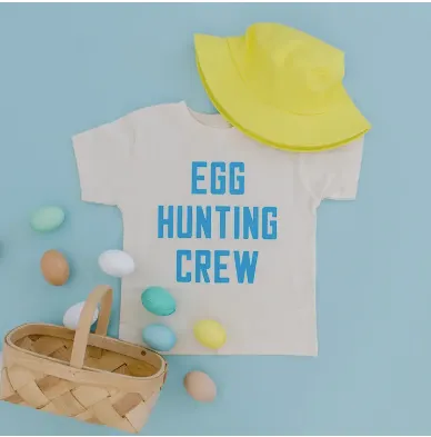 Egg Hunting Crew Tee
