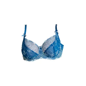 Fit Fully Yours Nicole Sheer Lace Bra, Sailor Blue Opal