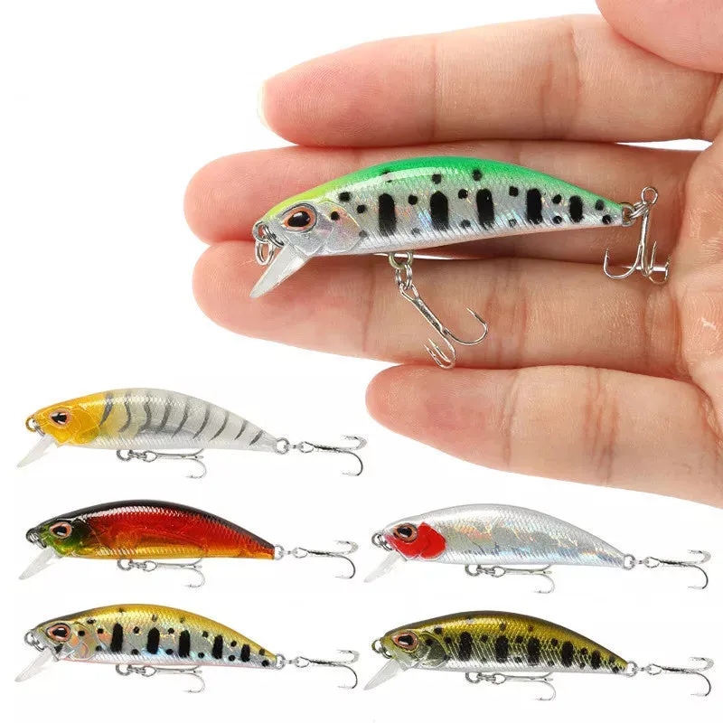 Mini Sinking Minnow Wobblers Fishing Lures