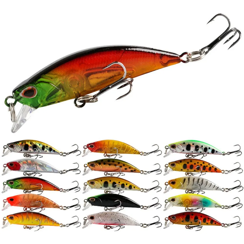 Mini Sinking Minnow Wobblers Fishing Lures