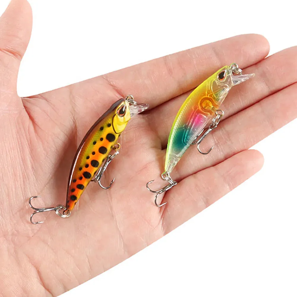 Mini Sinking Minnow Wobblers Fishing Lures