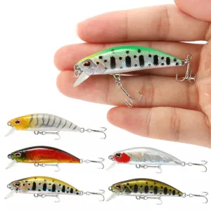 Mini Sinking Minnow Wobblers Fishing Lures