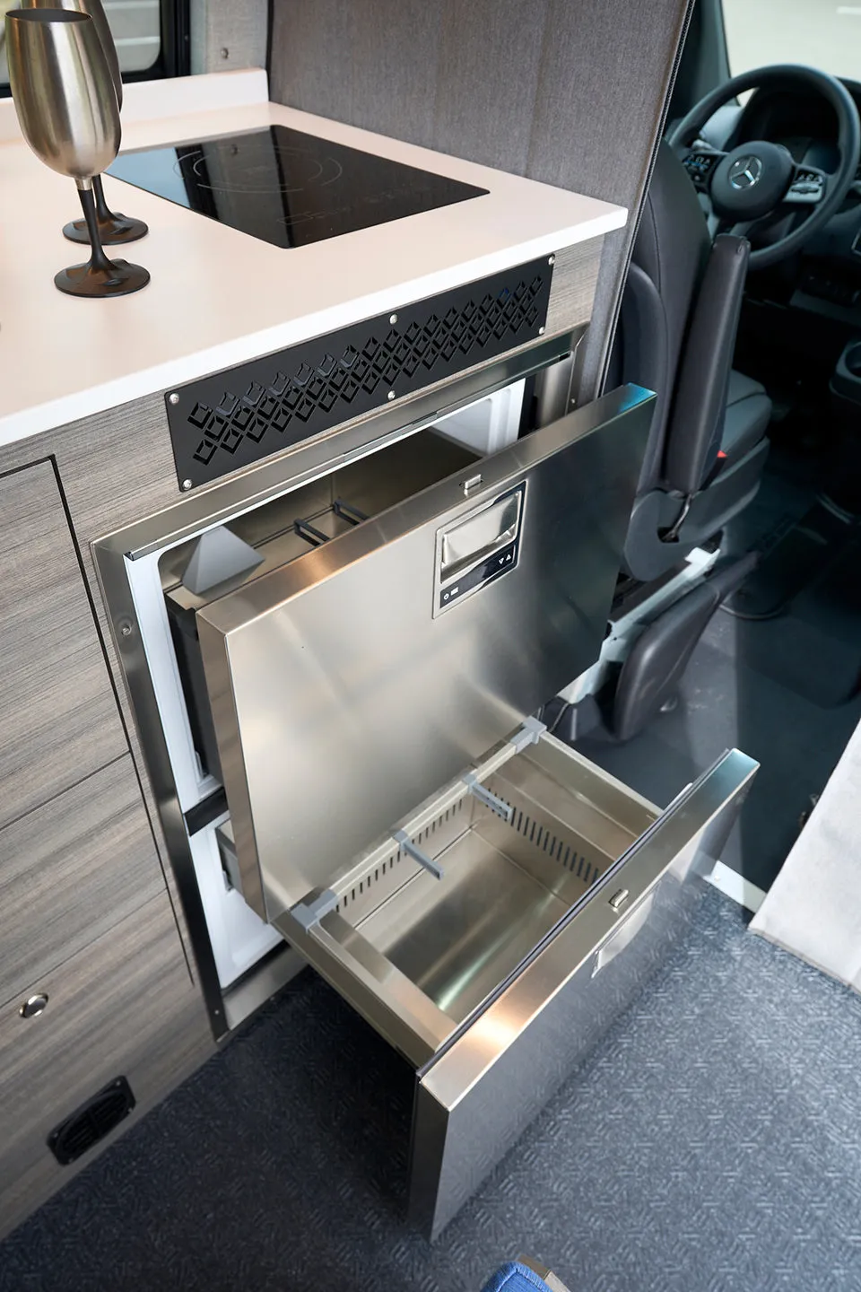 Outside Van Ripcord 2021 Sprinter 144 4x4