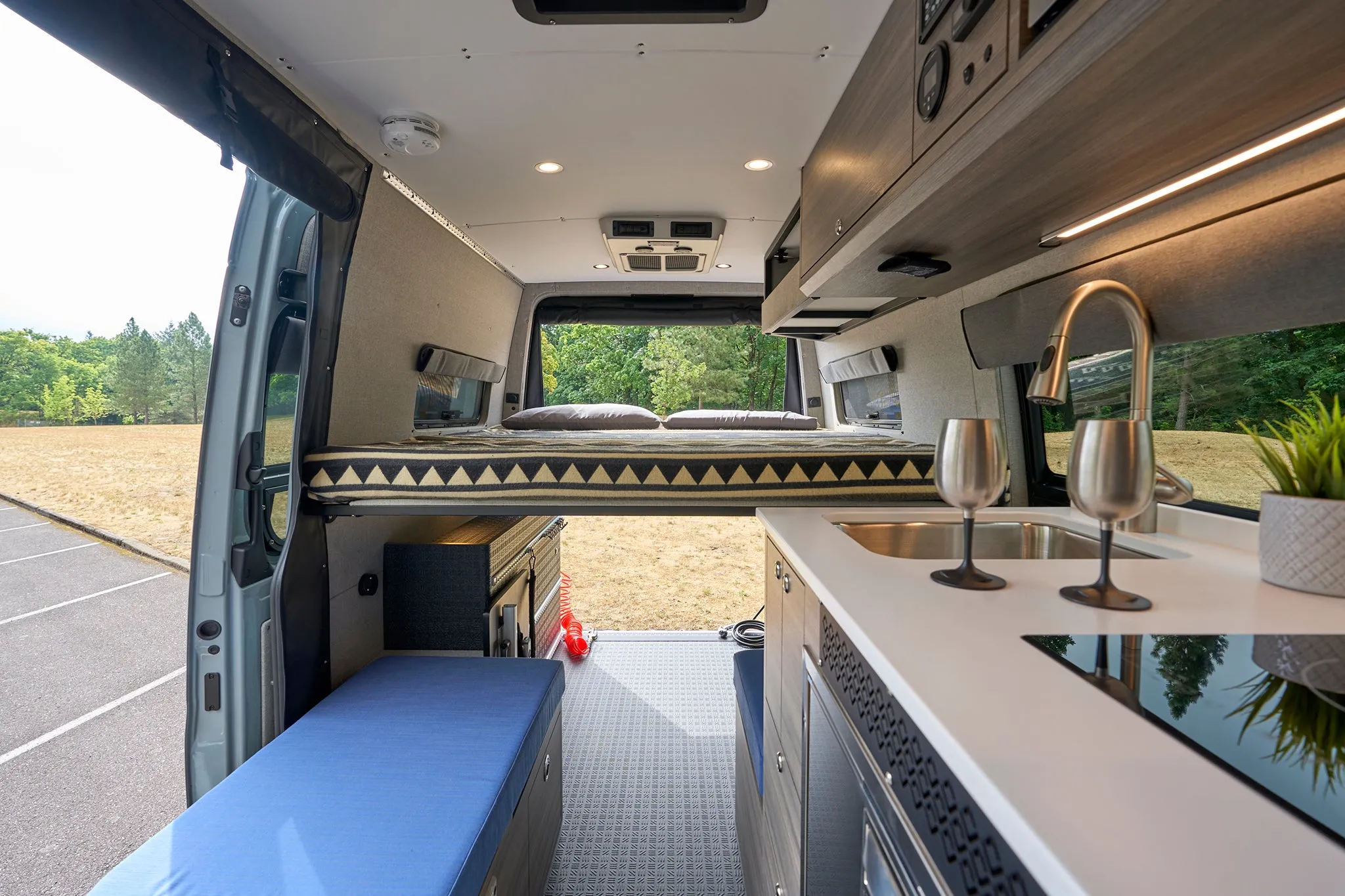Outside Van Ripcord 2021 Sprinter 144 4x4