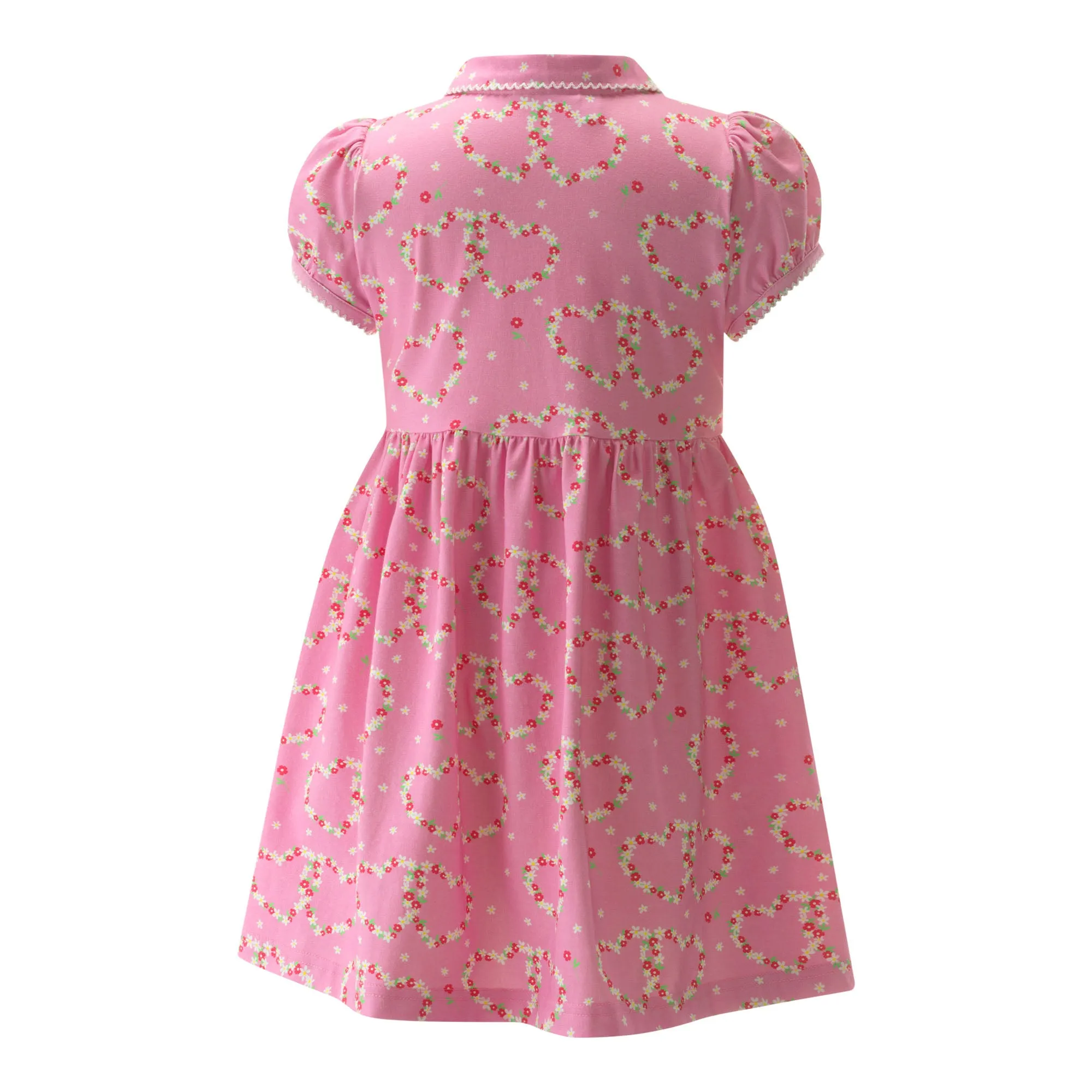 Pink Daisy Jersey Dress