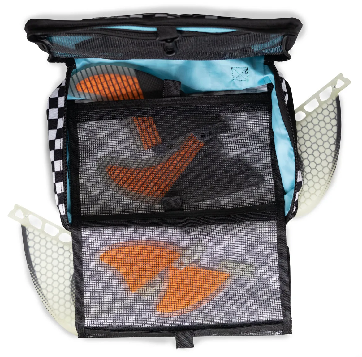 Surf Fins Case (Checkered)