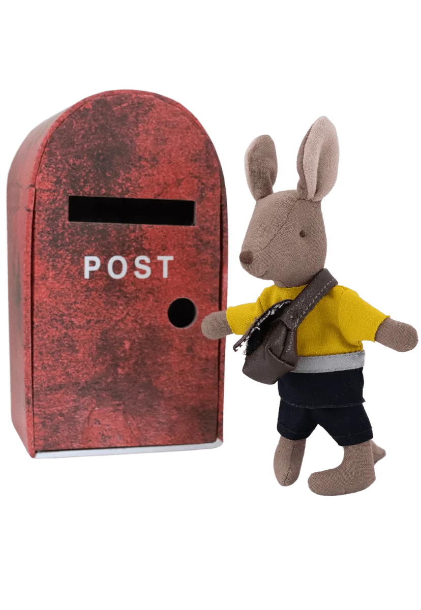 The Postie | Kangaroo Doll w/ Bag in Post Box