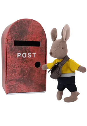The Postie | Kangaroo Doll w/ Bag in Post Box