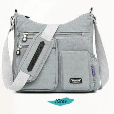 Women's Messenger Bag Cloth Bag Water Repellent Female Middle-Aged Fashionable Nylon Cloth