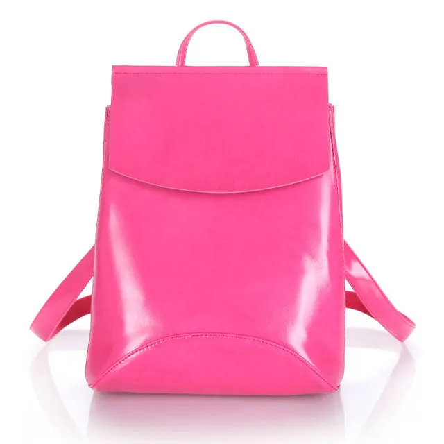 Youth Leather Backpacks for Teenage Girls