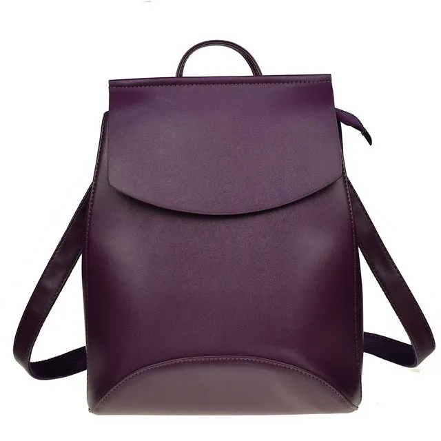 Youth Leather Backpacks for Teenage Girls