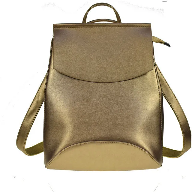 Youth Leather Backpacks for Teenage Girls