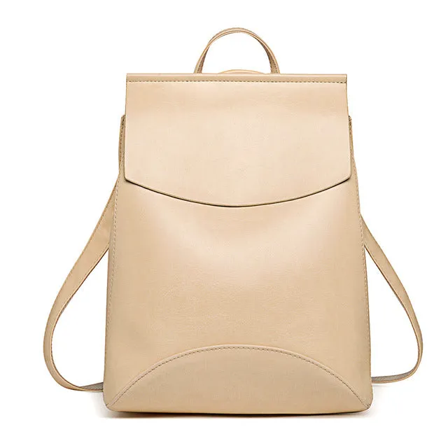 Youth Leather Backpacks for Teenage Girls